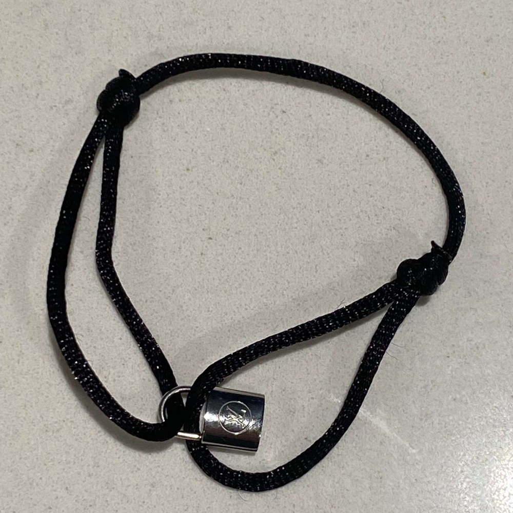 Louis Vuitton silver lockit bracelet